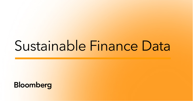 Sustainable Finance Data from Bloomberg Professional Services