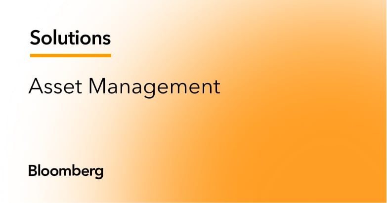 Asset Management Solutions | Bloomberg Professional Services