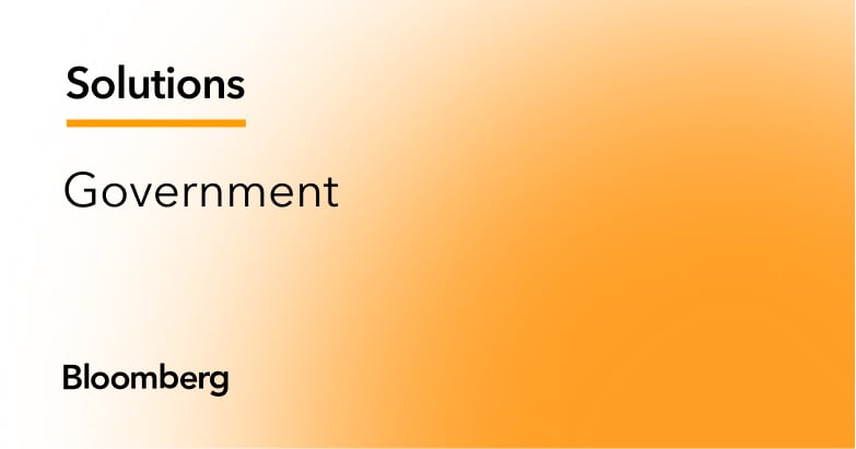 Government – Bloomberg Professional Services Government – Bloomberg Professional Services